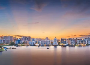 Sarasota beach condo rental vs beach house at Bath and Racquet Residences